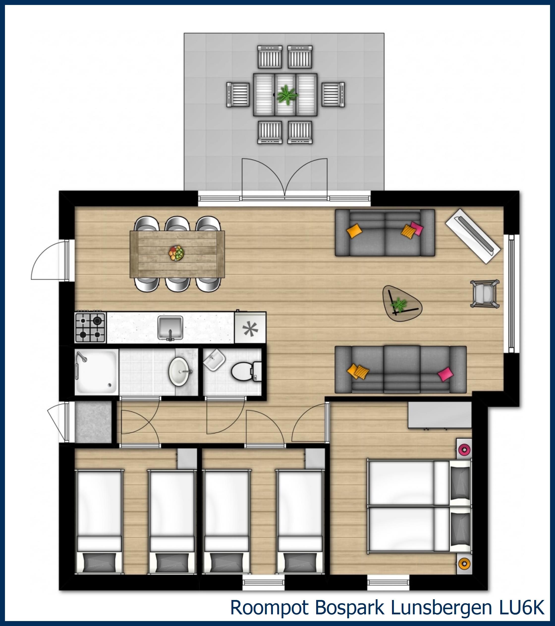 Chalet LU6K at Bospark Lunsbergen