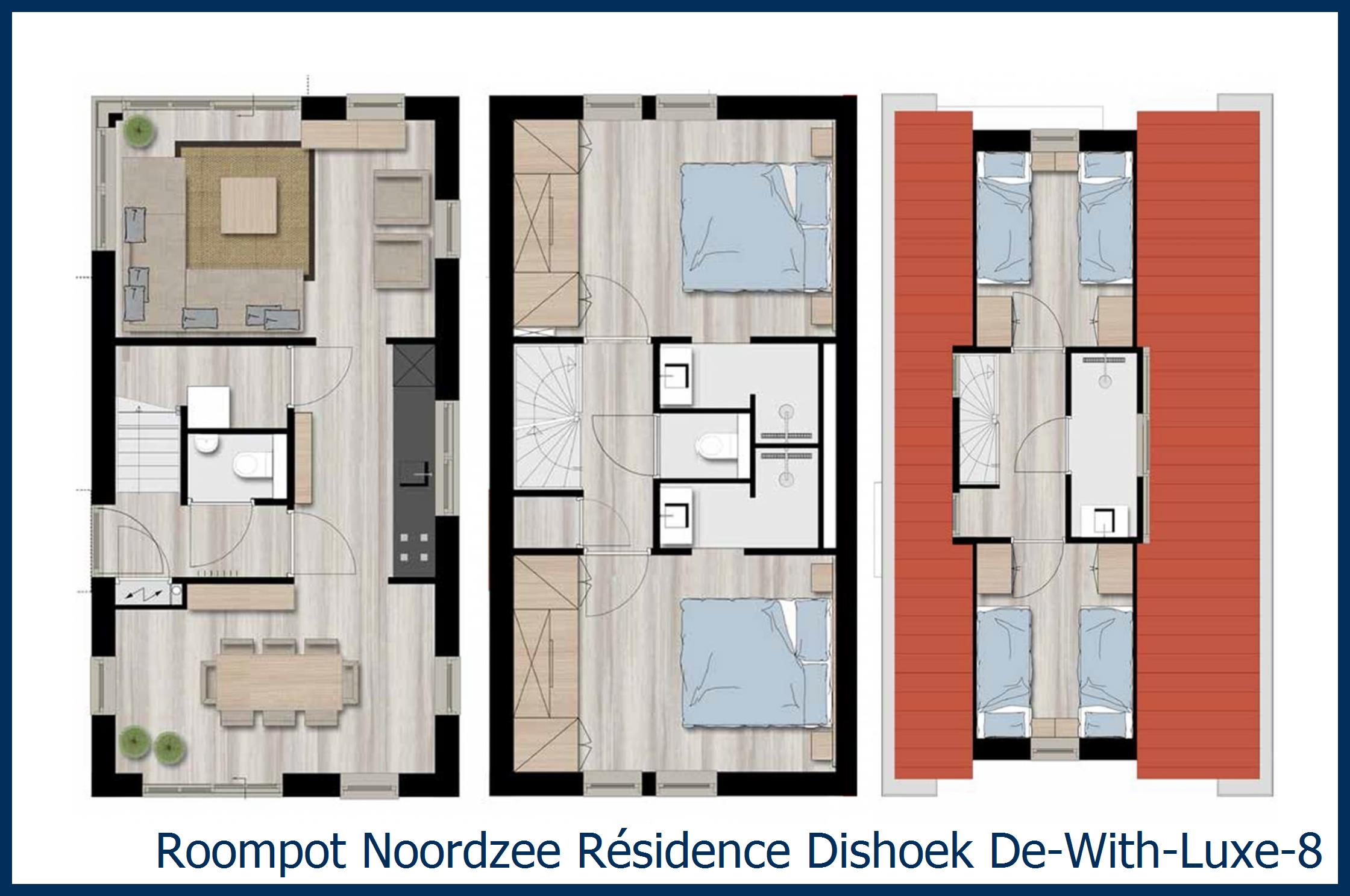 Villa De-With-Luxe-8 at Noordzee R&#233;sidence Dishoek