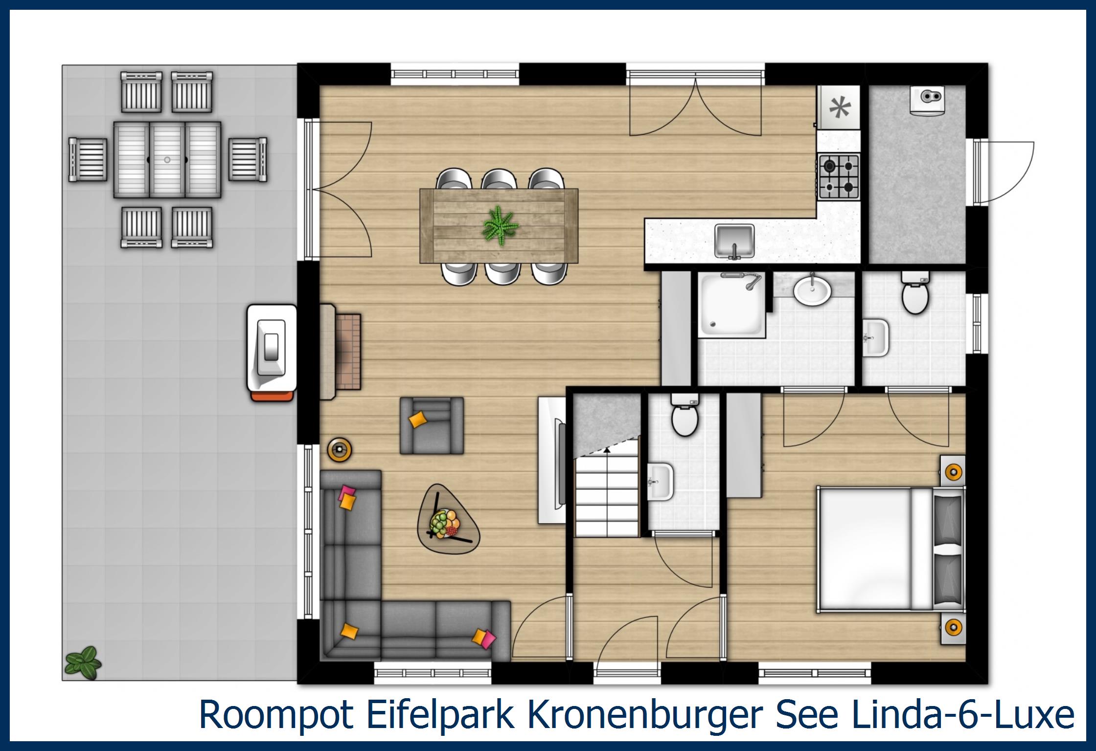 Villa Linda-6-Luxe at Eifelpark Kronenburger See