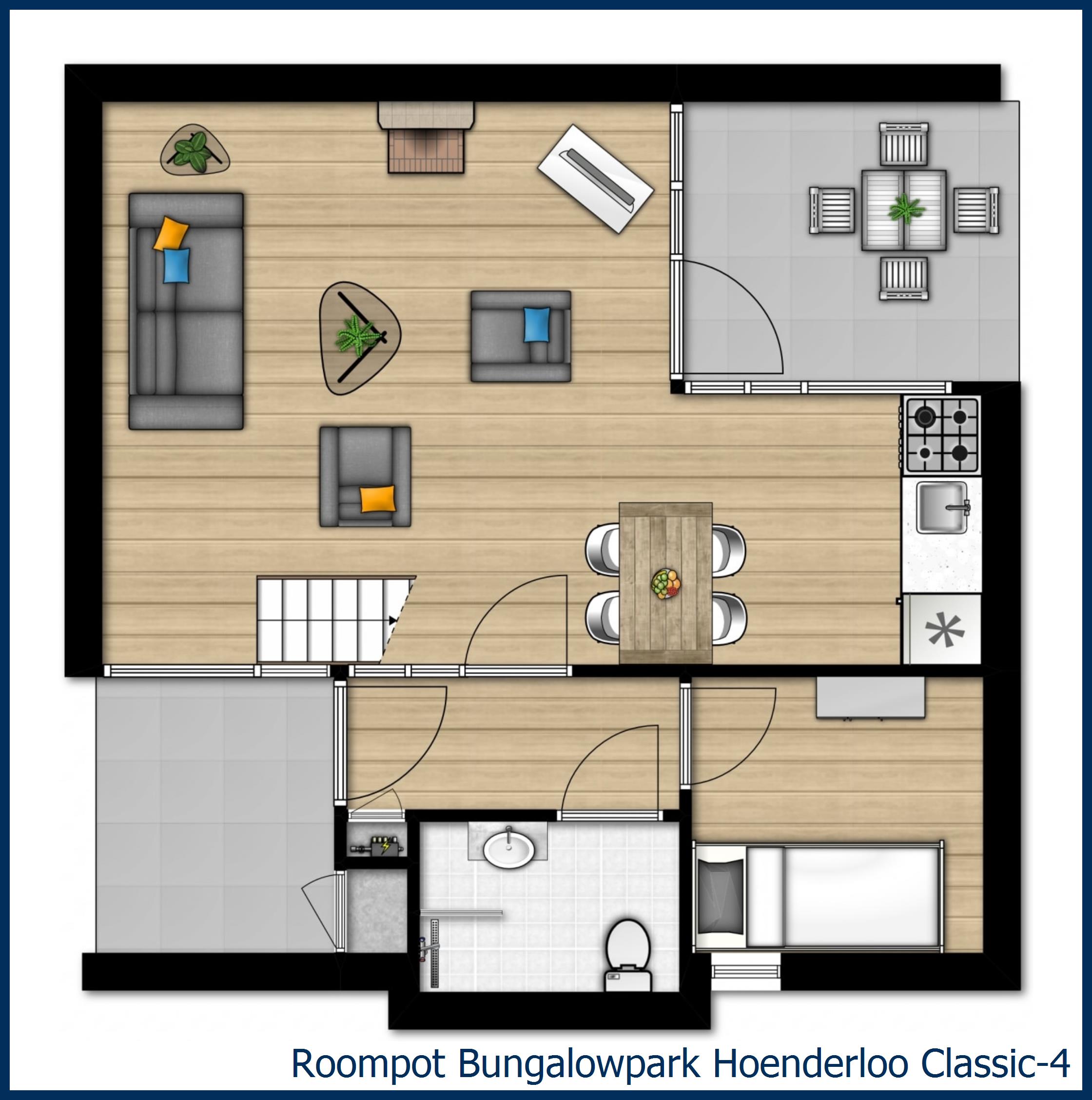 Bungalow Classic-4 at Hoenderloo