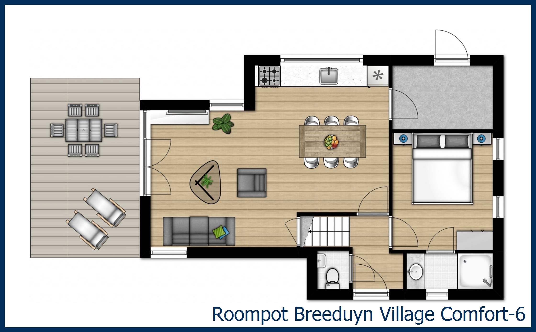 Bungalow Comfort-6 at Breeduyn Village