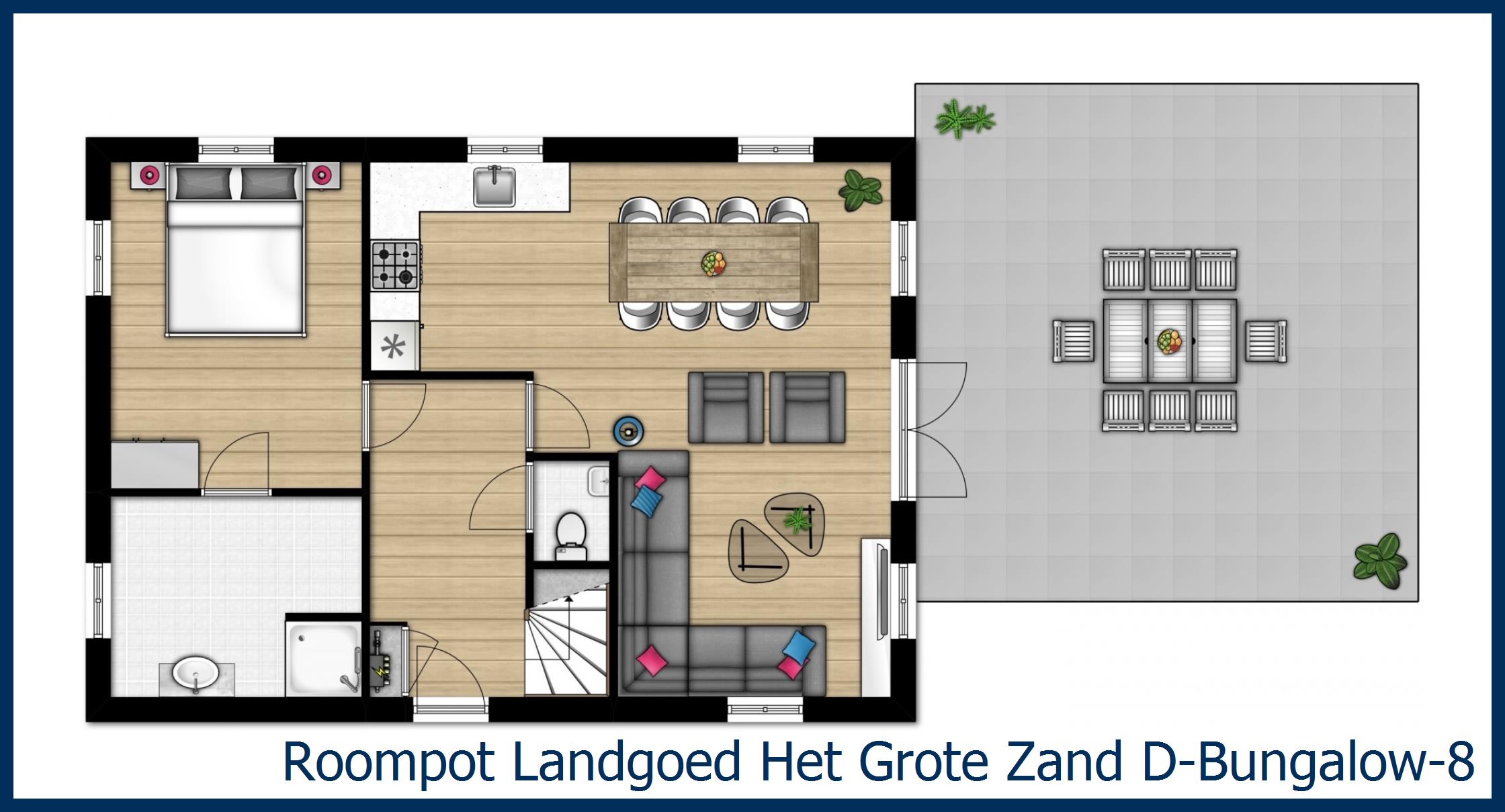 Bungalow D--8 at Het Grote Zand