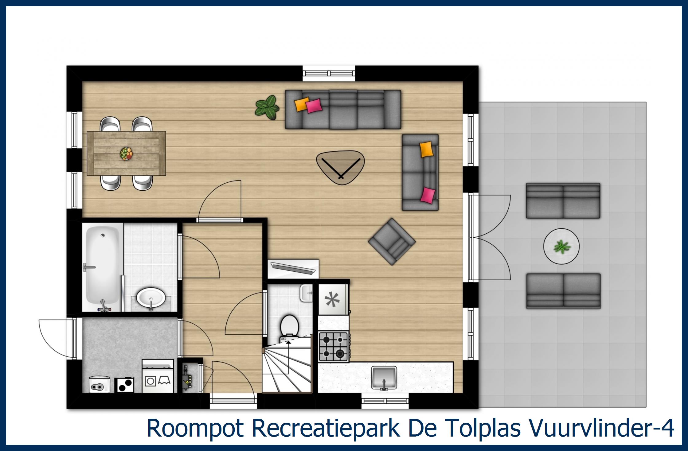 Bungalow Vuurvlinder-4 at De Tolplas