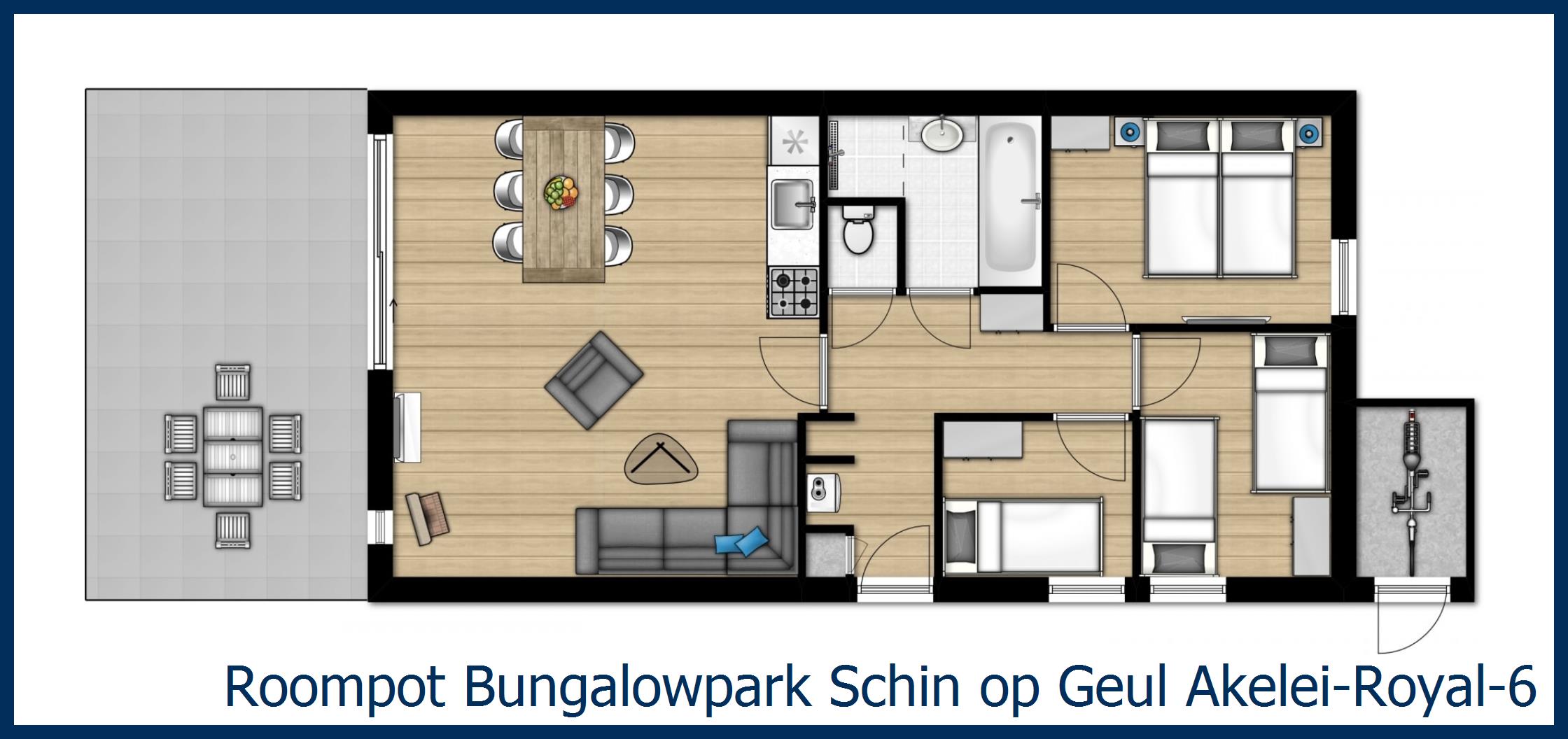 Bungalow Akelei-Royal-6 at Schin op Geul