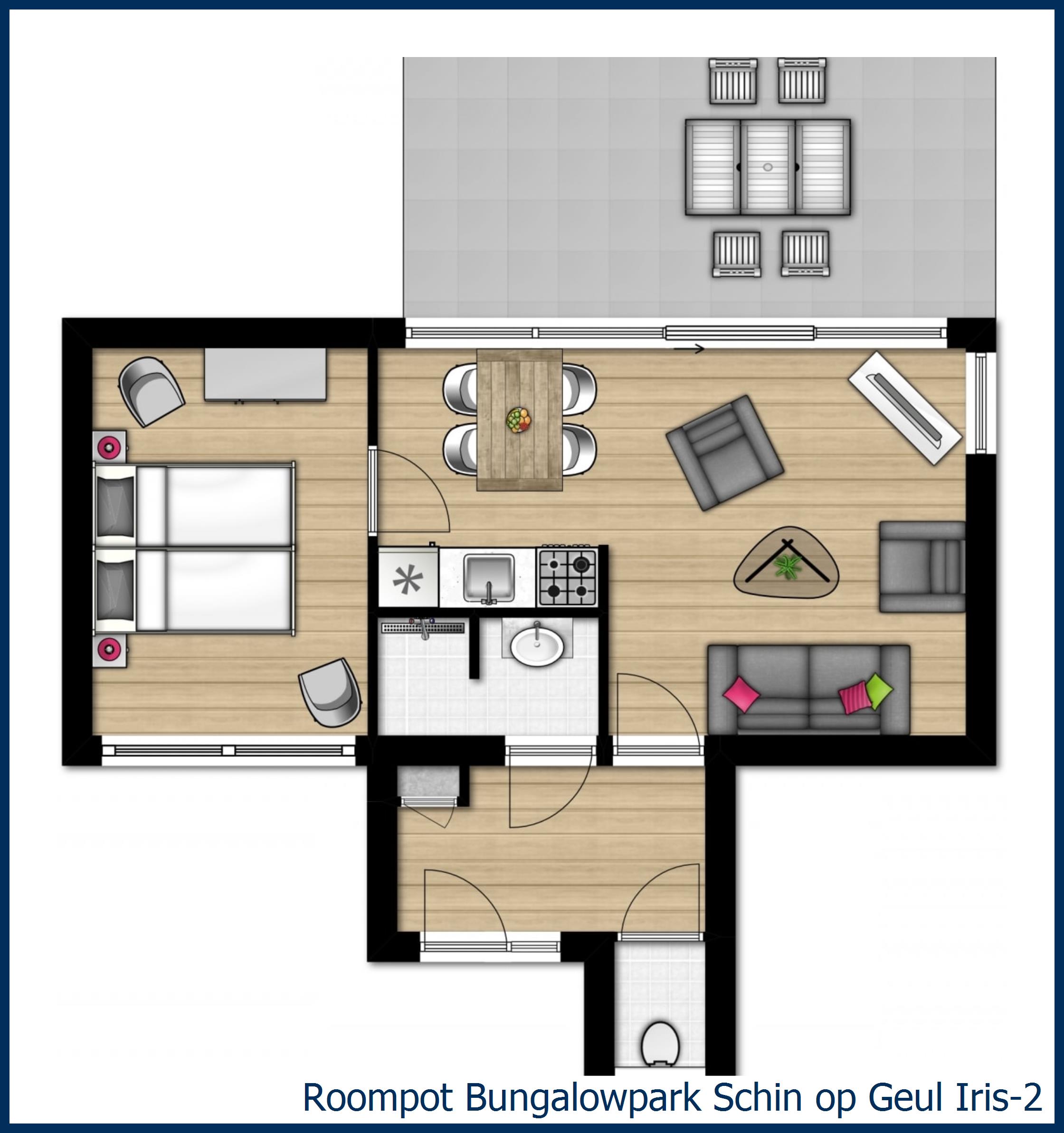 Bungalow Iris-2 at Schin op Geul
