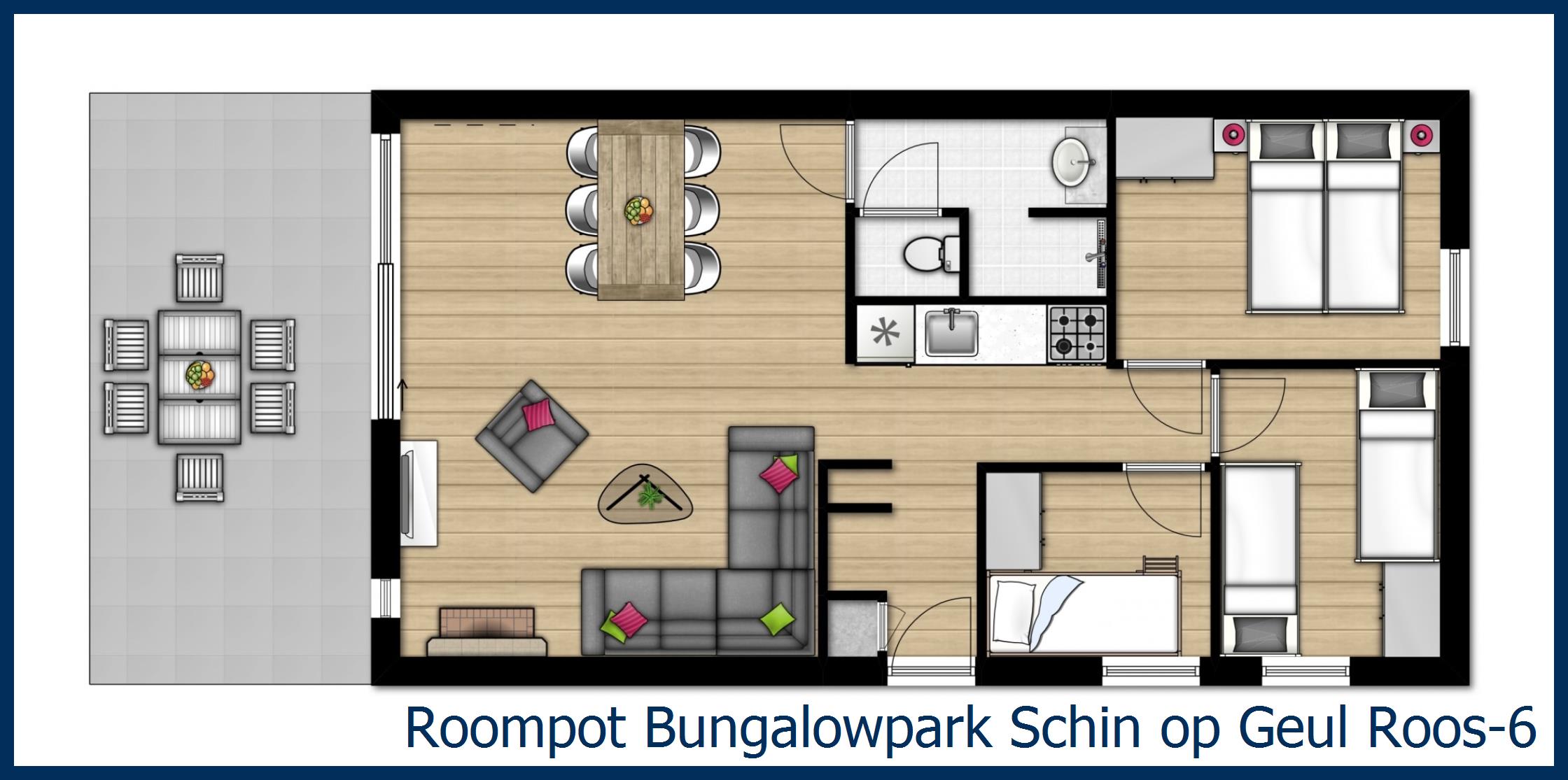 Bungalow Roos-6 at Schin op Geul
