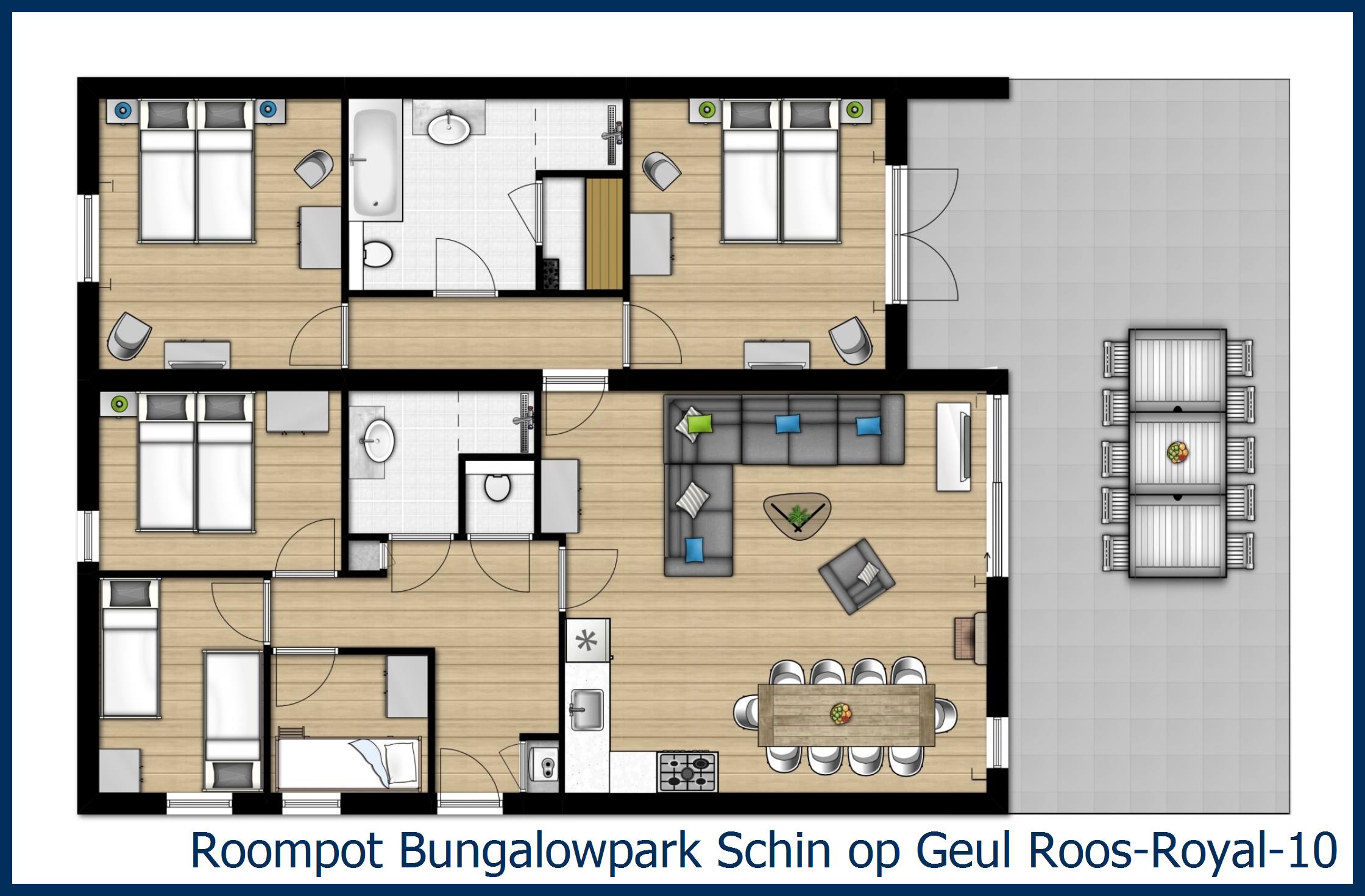 Bungalow Roos-Royal-10 at Schin op Geul