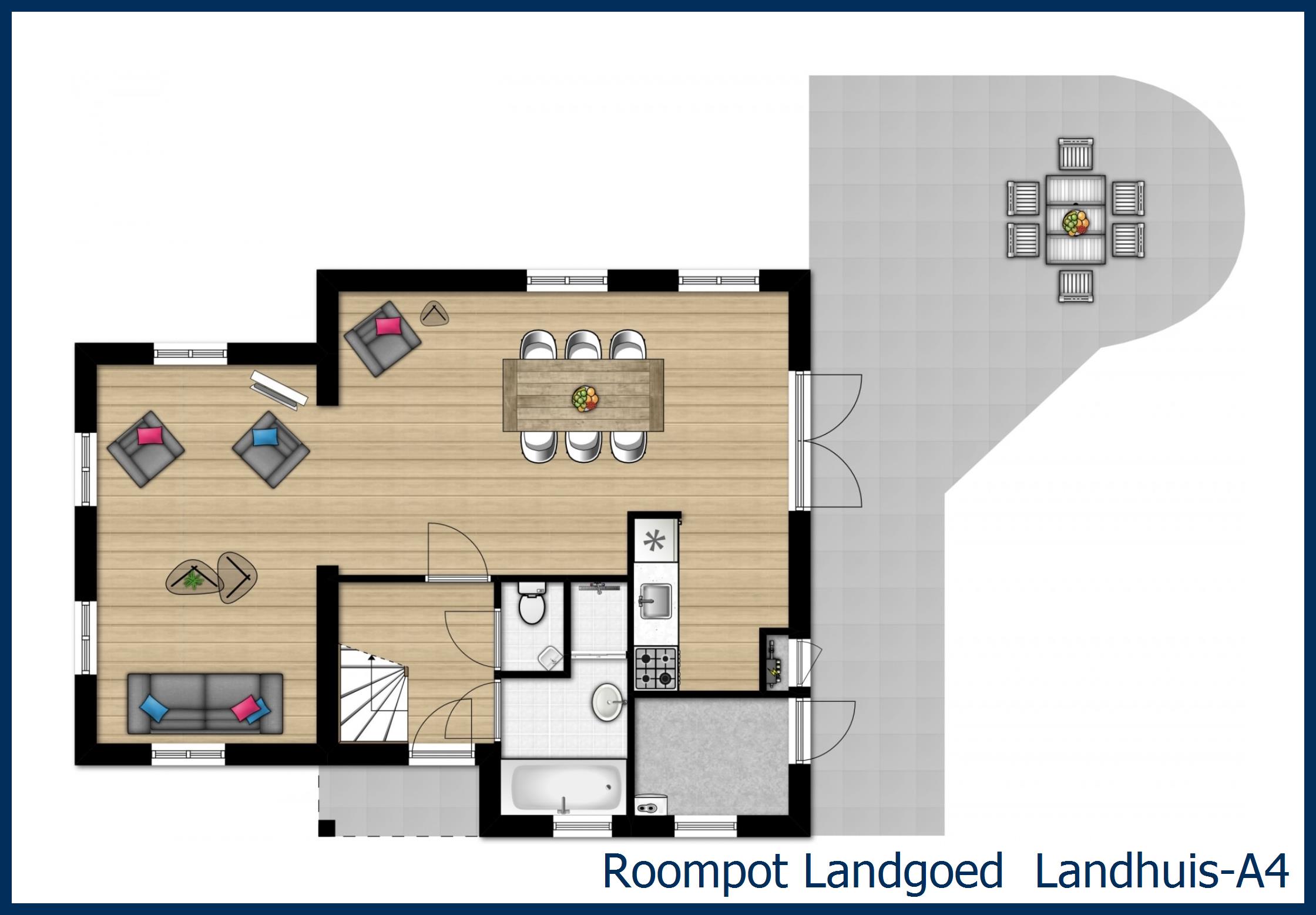 Bungalow Landhuis-A4 at 't Wildryck