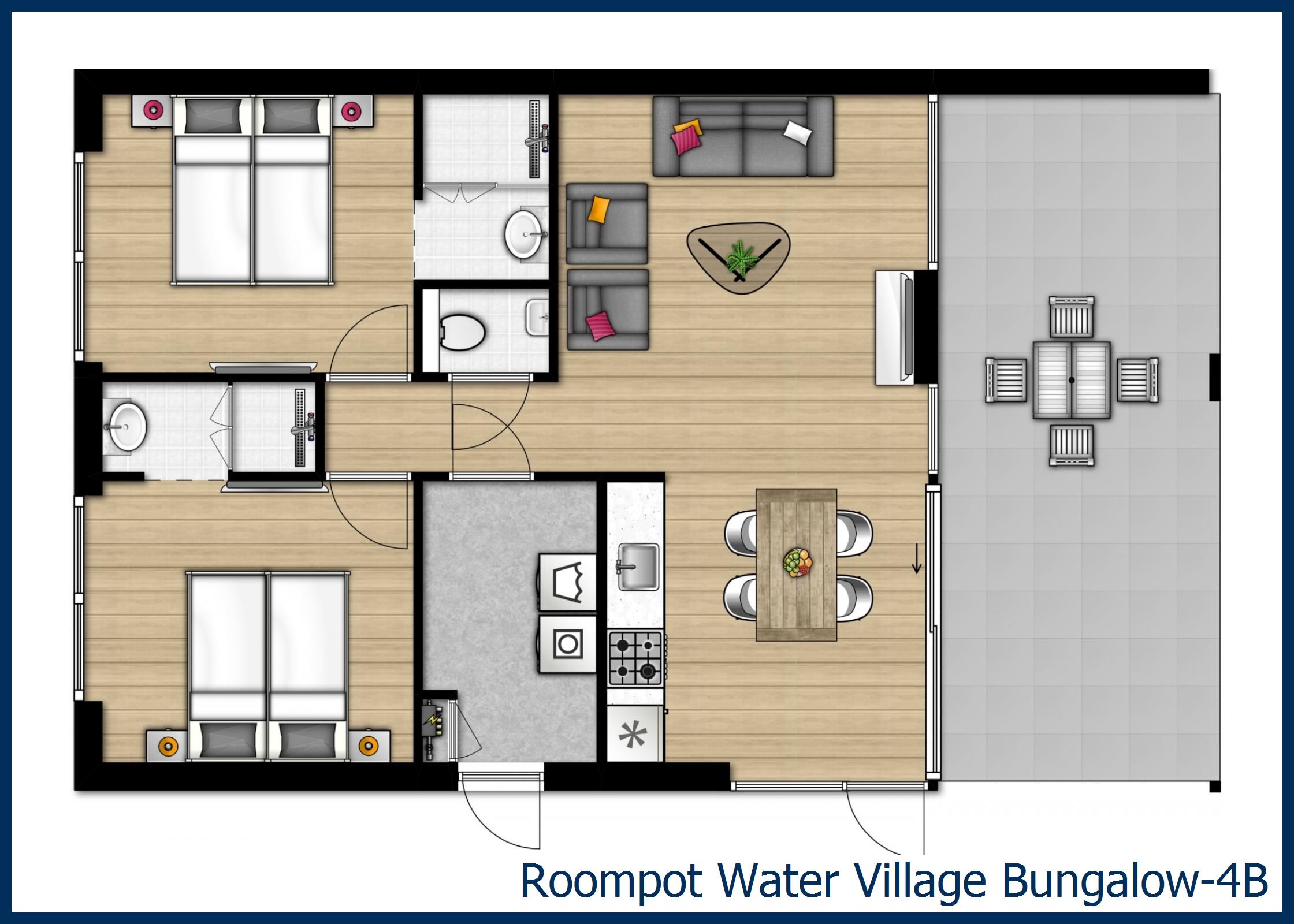 Bungalow 4B at Water Village