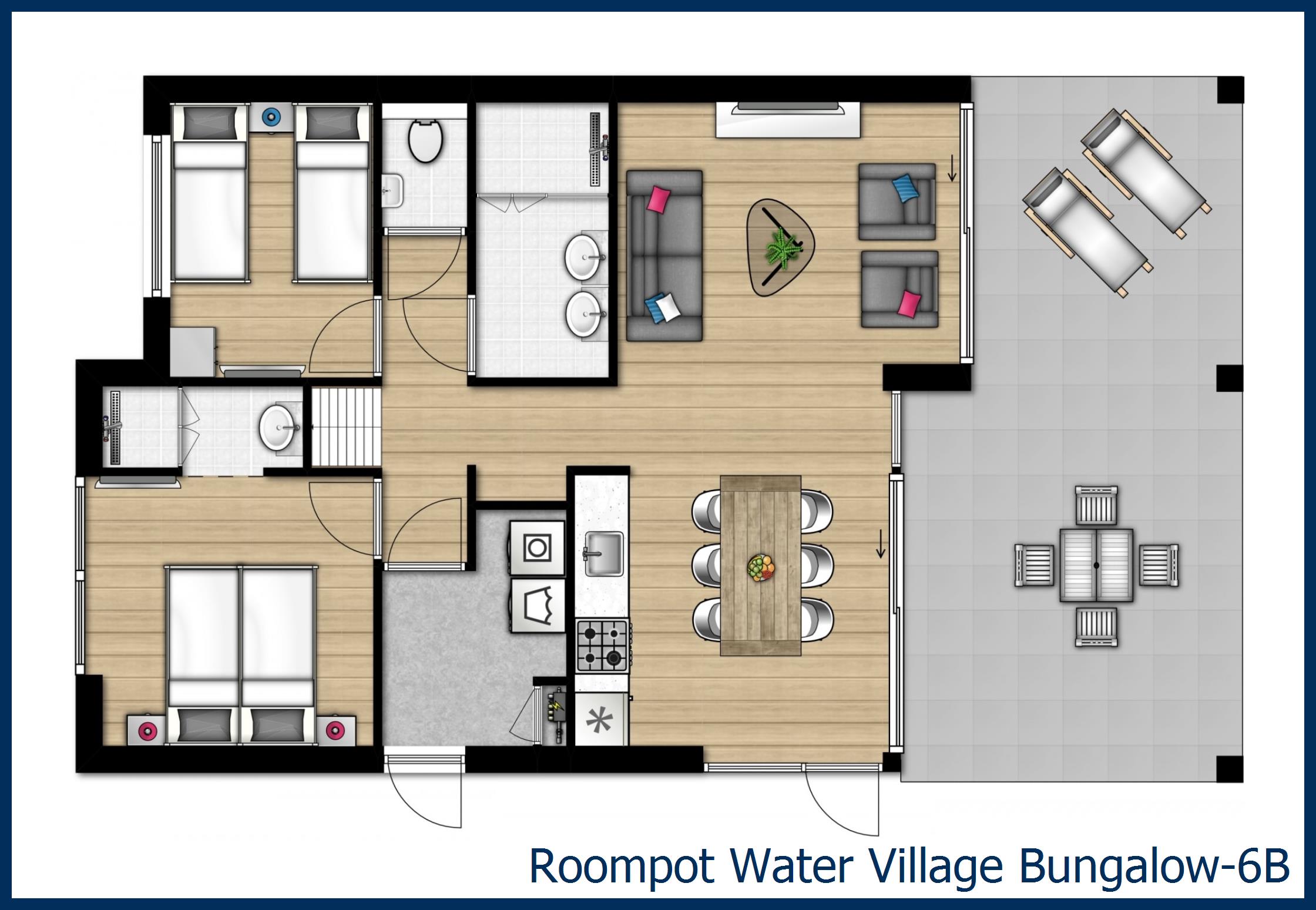 Bungalow 6B at Water Village
