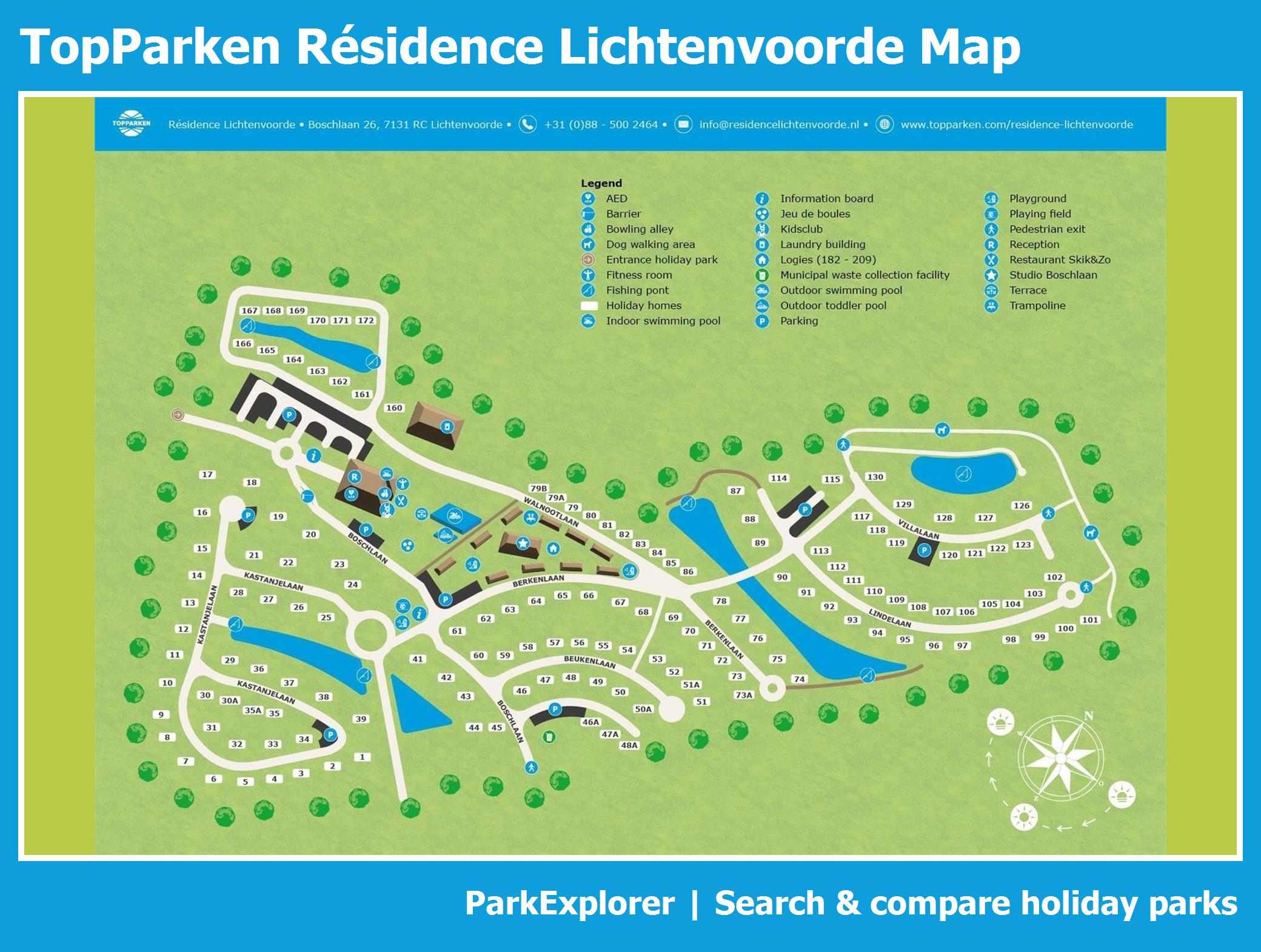 Map TopParken Résidence Lichtenvoorde